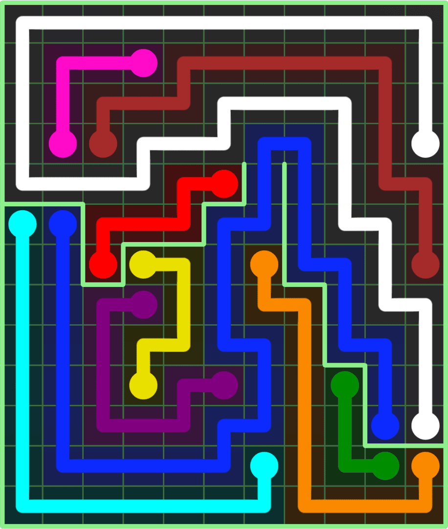 Flow Free 9169 Solution