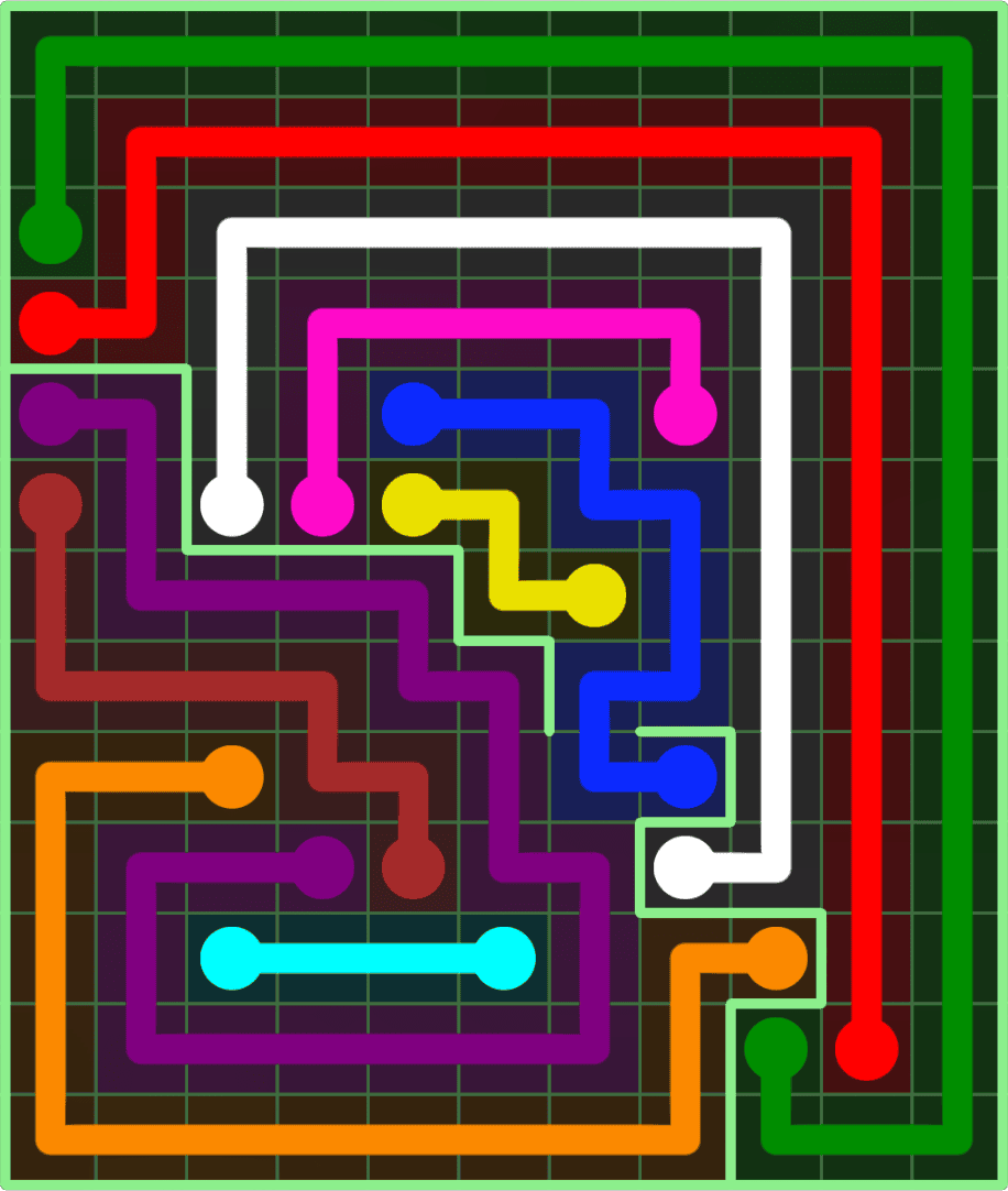 Flow Free 9172 Solution