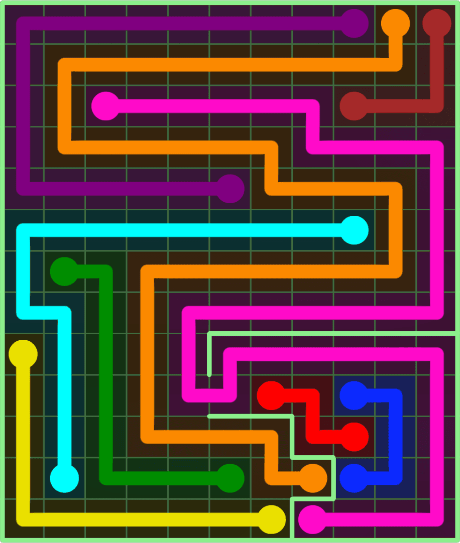 Flow Free 9179 Solution