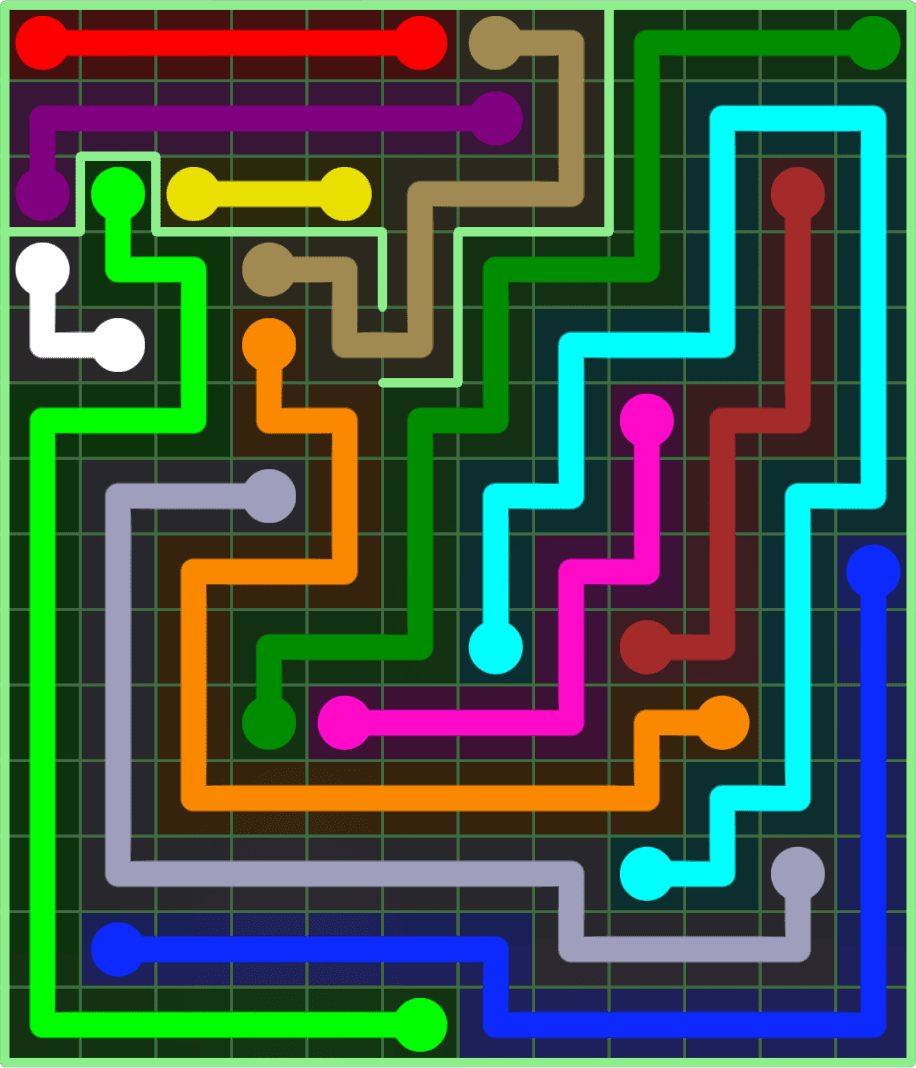 Flow Free 9198 Solution