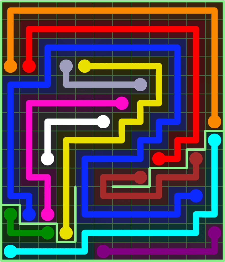 Flow Free 9205 Solution