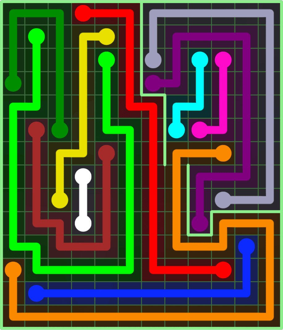 Flow Free 9208 Solution