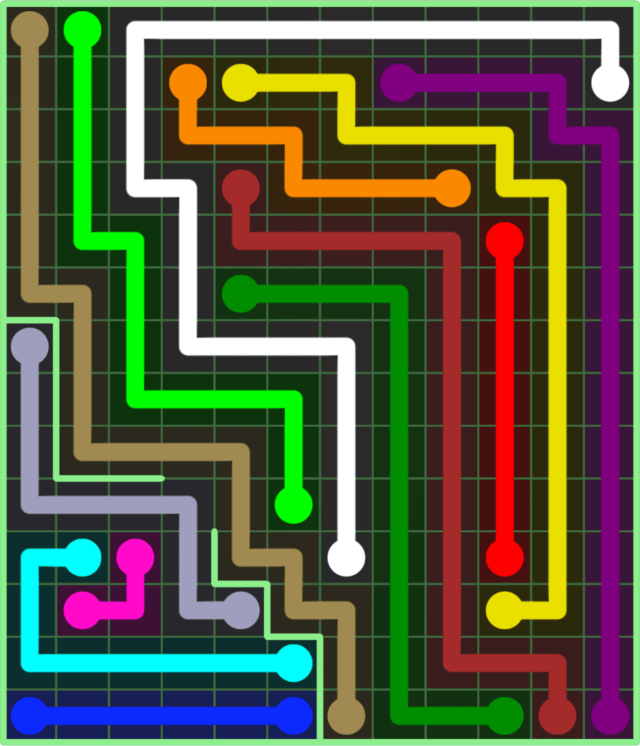 Flow Free 9185 Solution