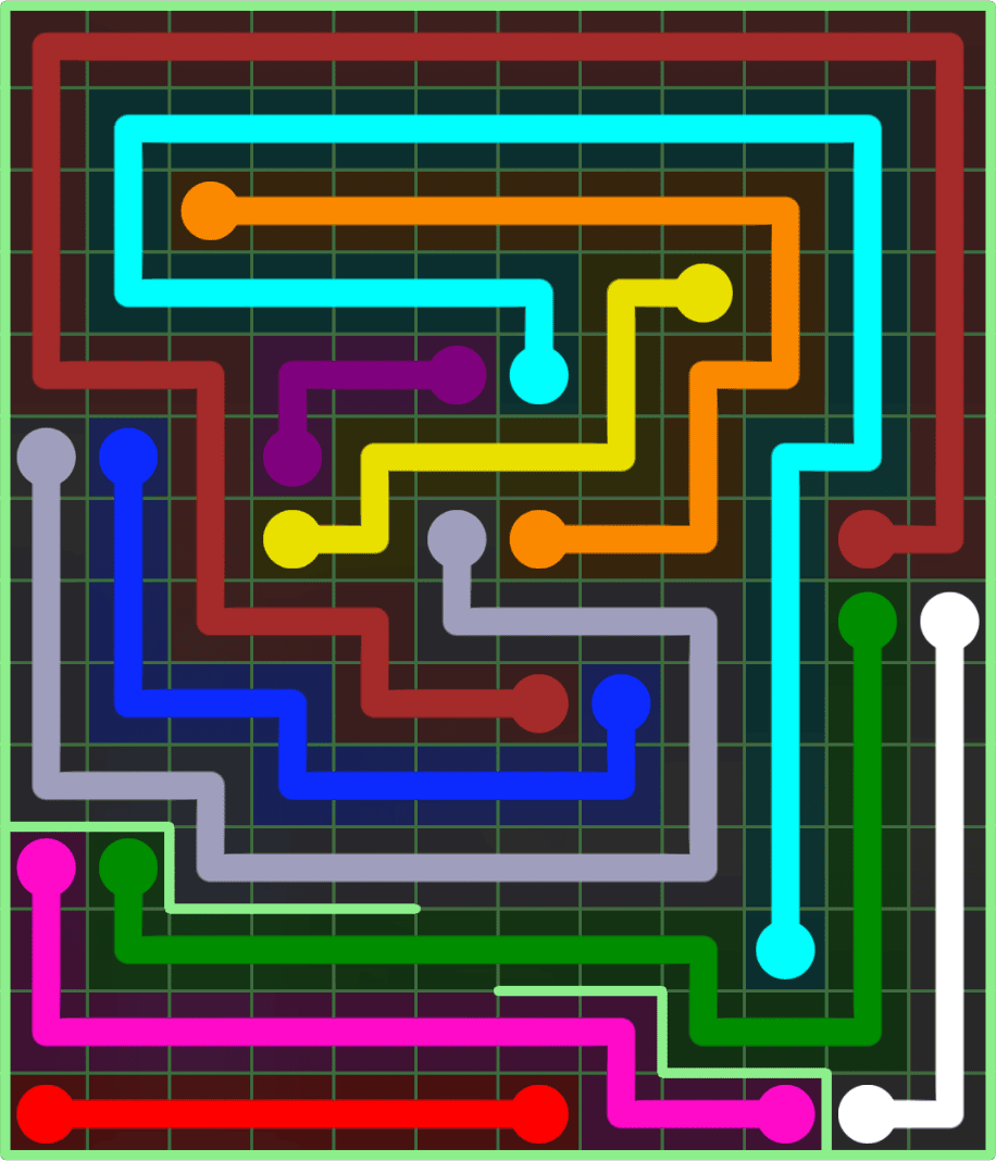 Flow Free 9188 Solution