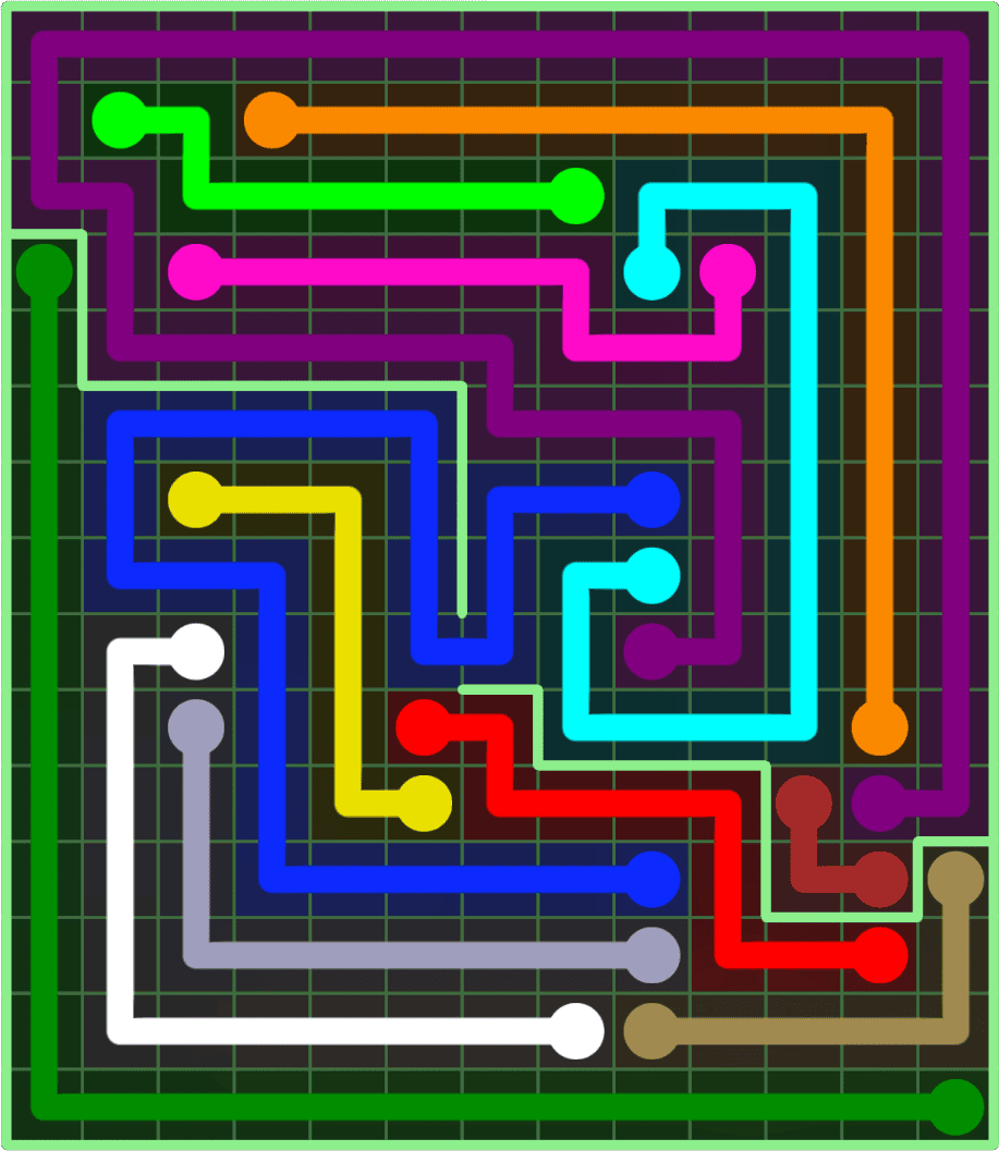 Flow Free 9222 Solution