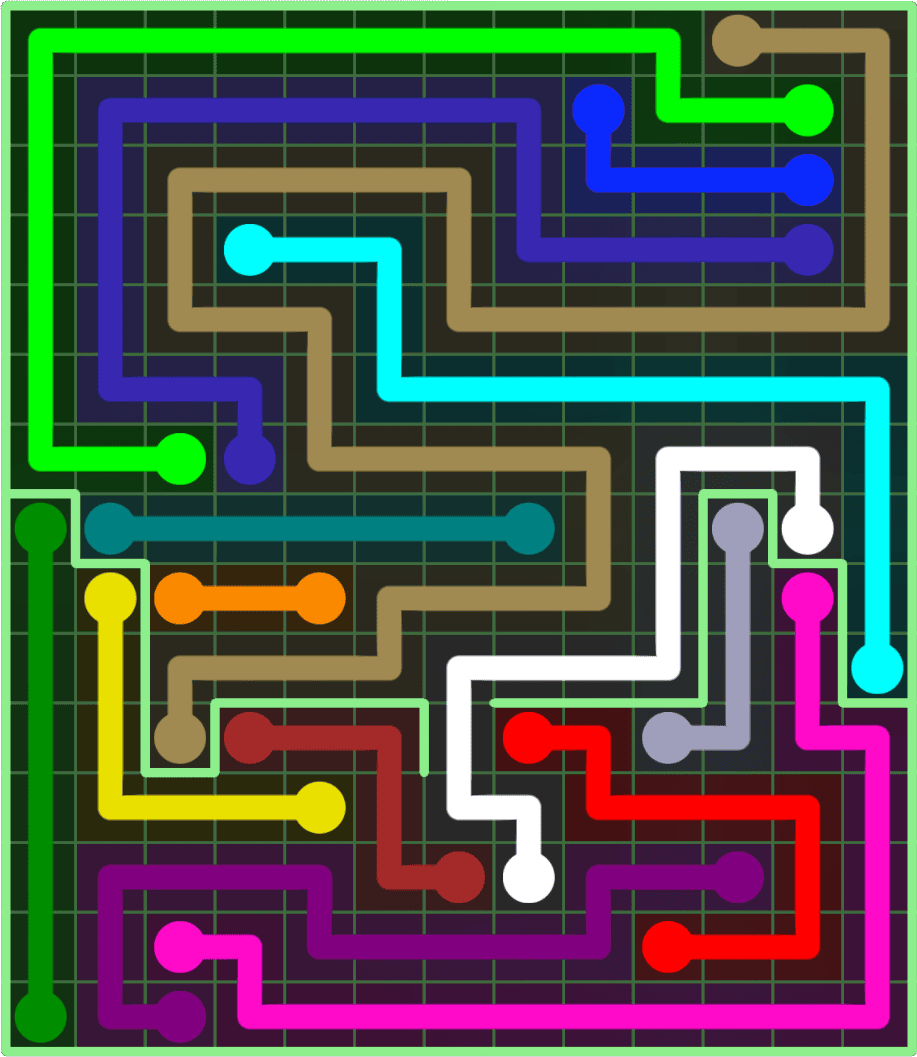 Flow Free 9233 Solution