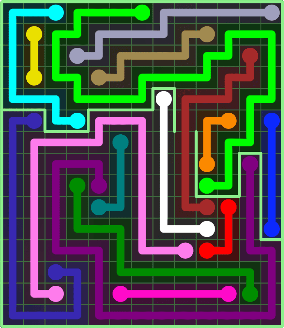 Flow Free 9238 Solution