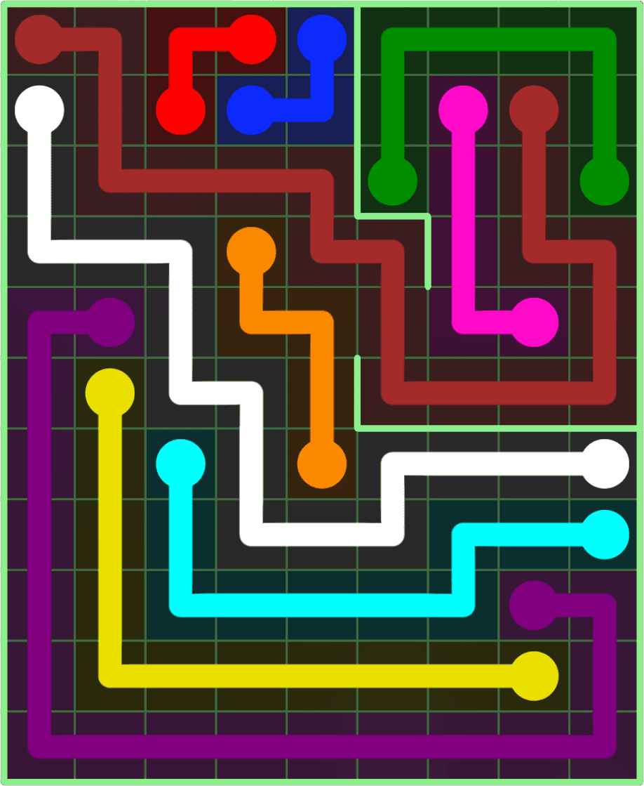 Flow Free 9105 Solution