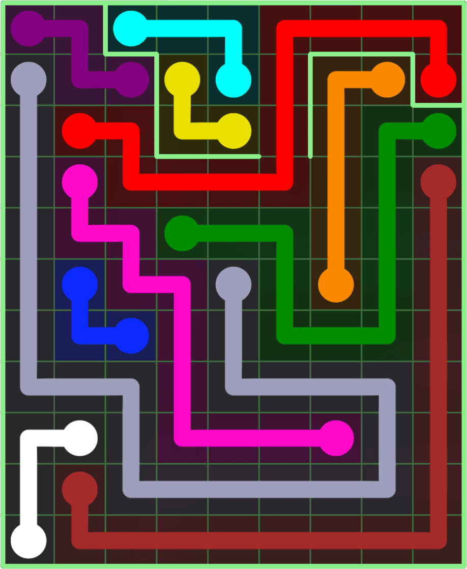 Flow Free 9111 Solution