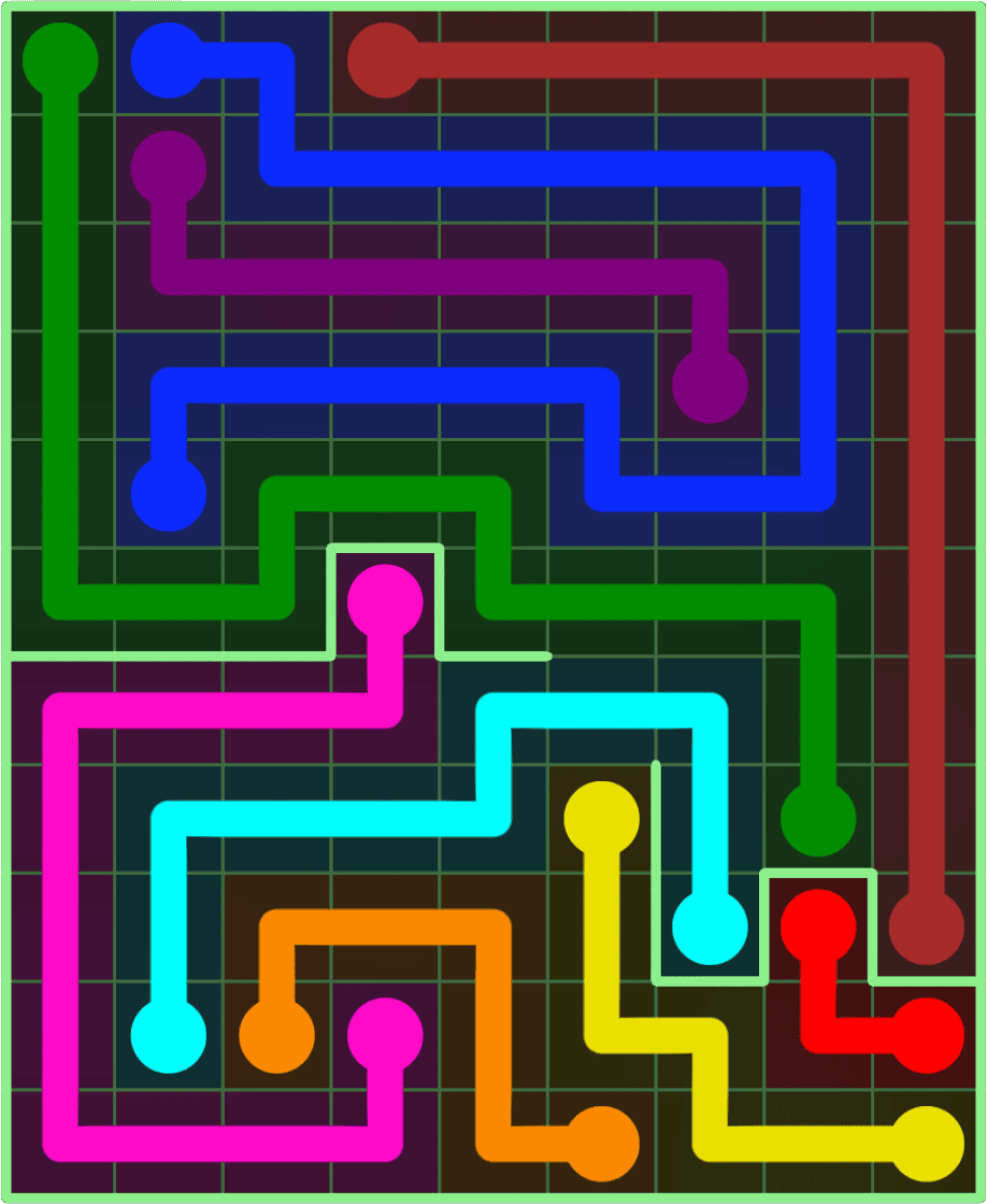 Flow Free 9112 Solution