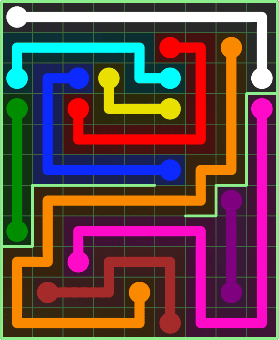 Flow Free 9117 Solution