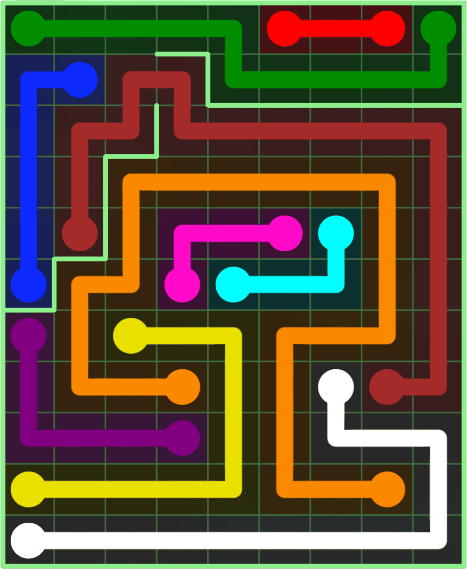 Flow Free 9118 Solution