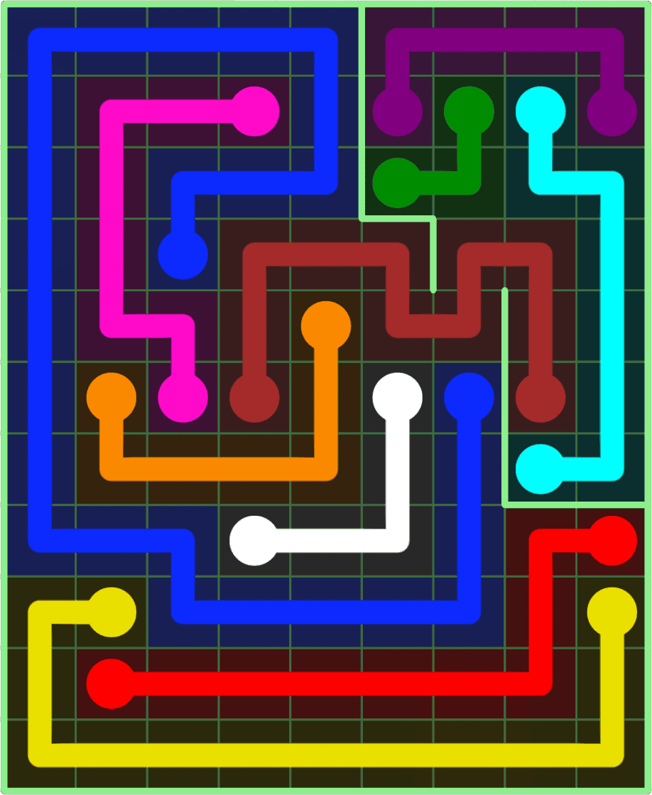 Flow Free 9093 Solution