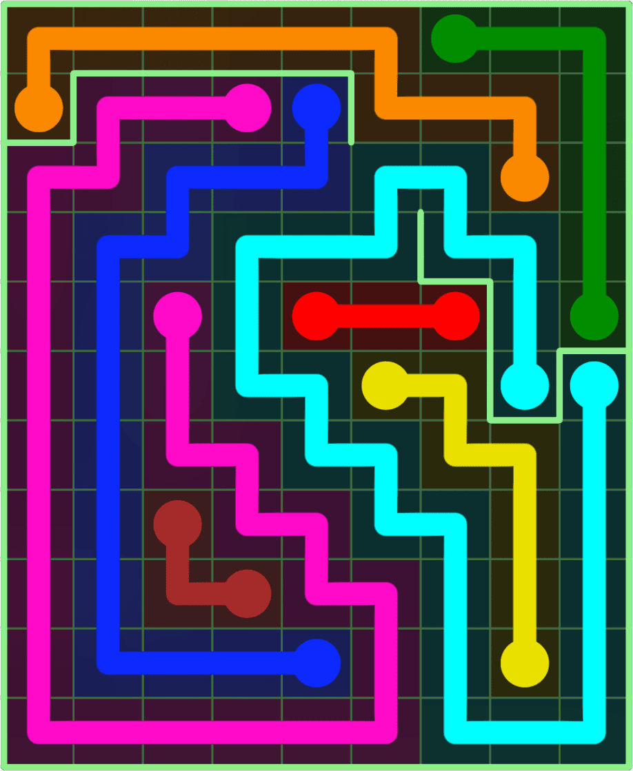 Flow Free 9095 Solution